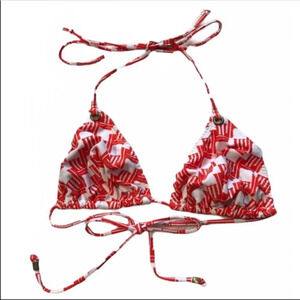 Shoshanna Swimwear Zulu Eyelet Triangle Bikini Top